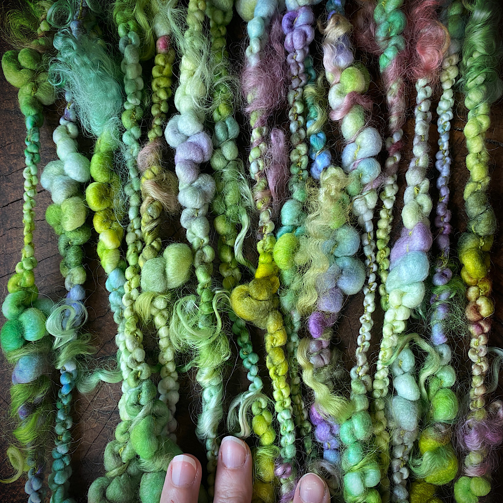 Frais du jardin  Art yarn