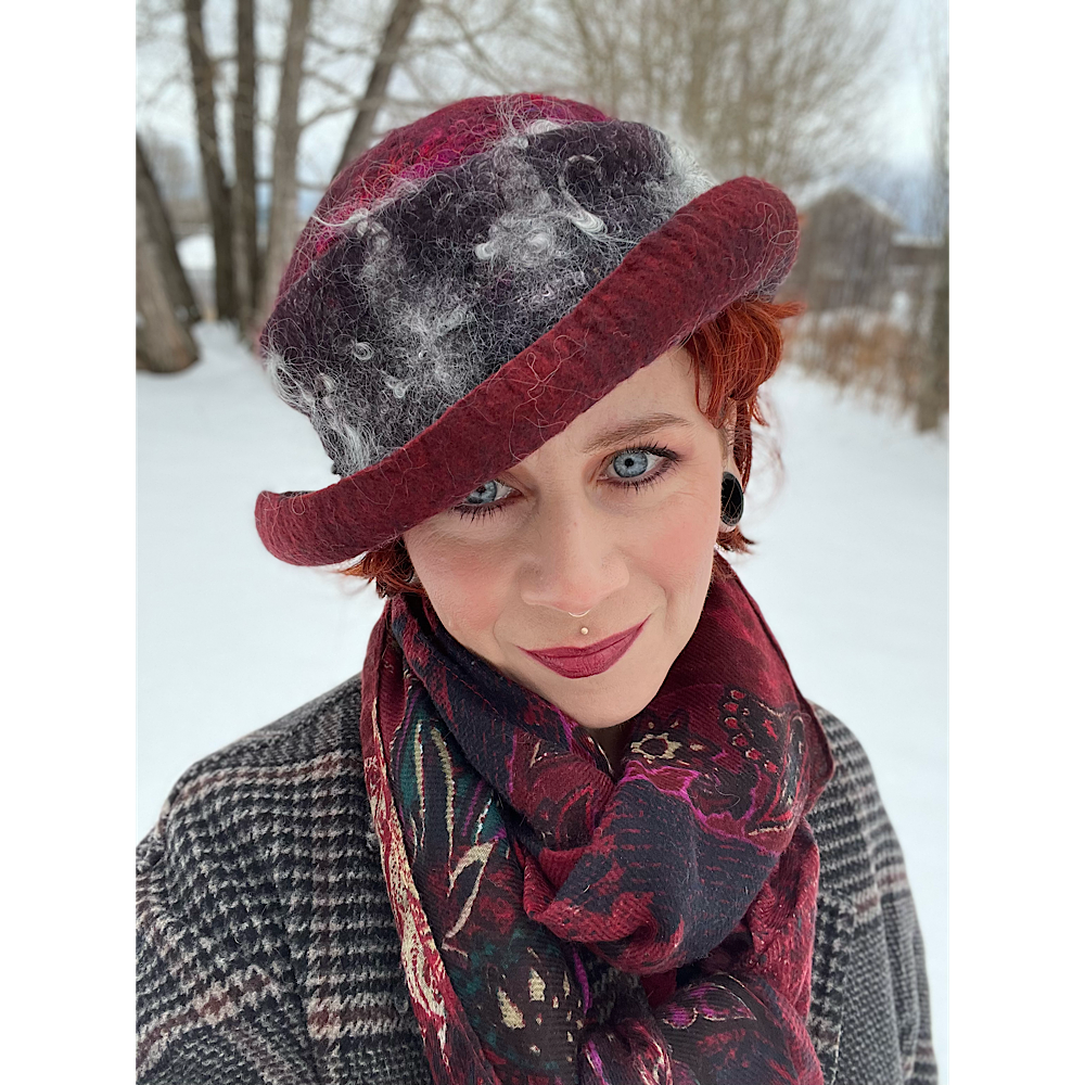 Felted hat- 23”