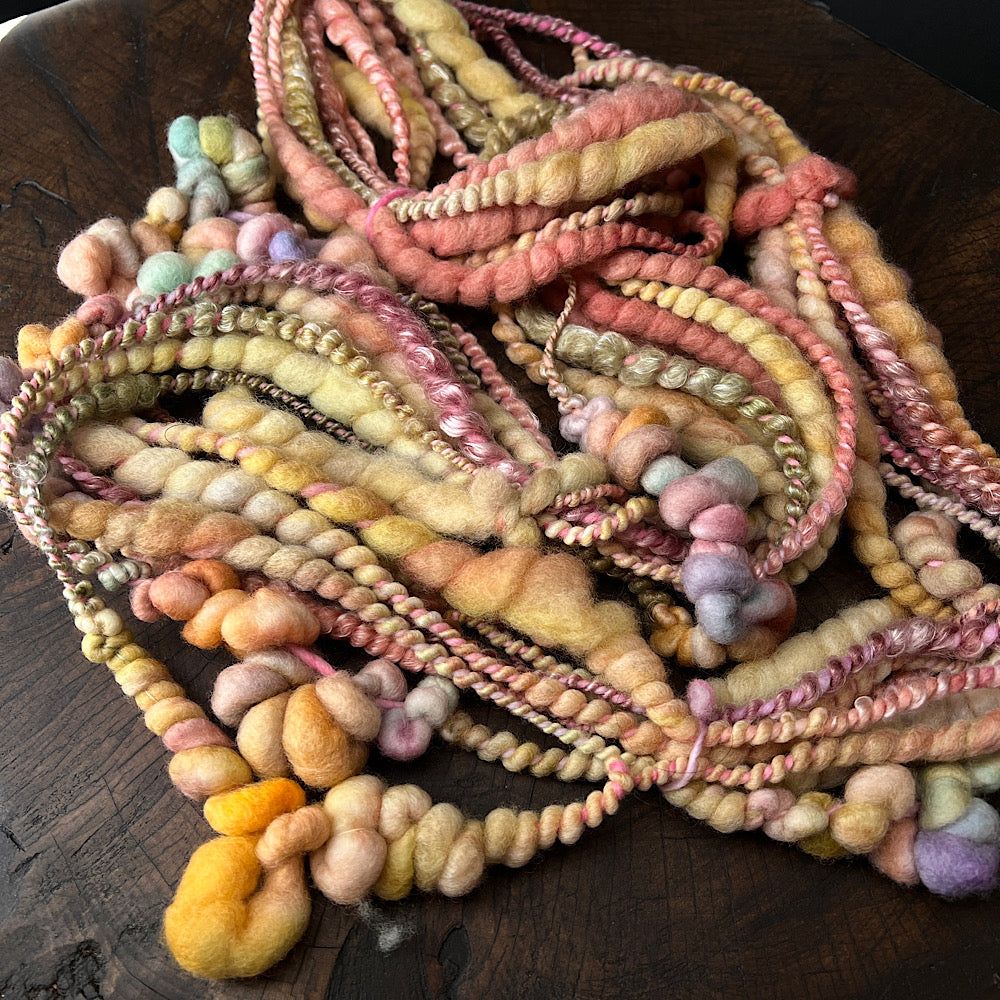 Golden hour merino art yarn