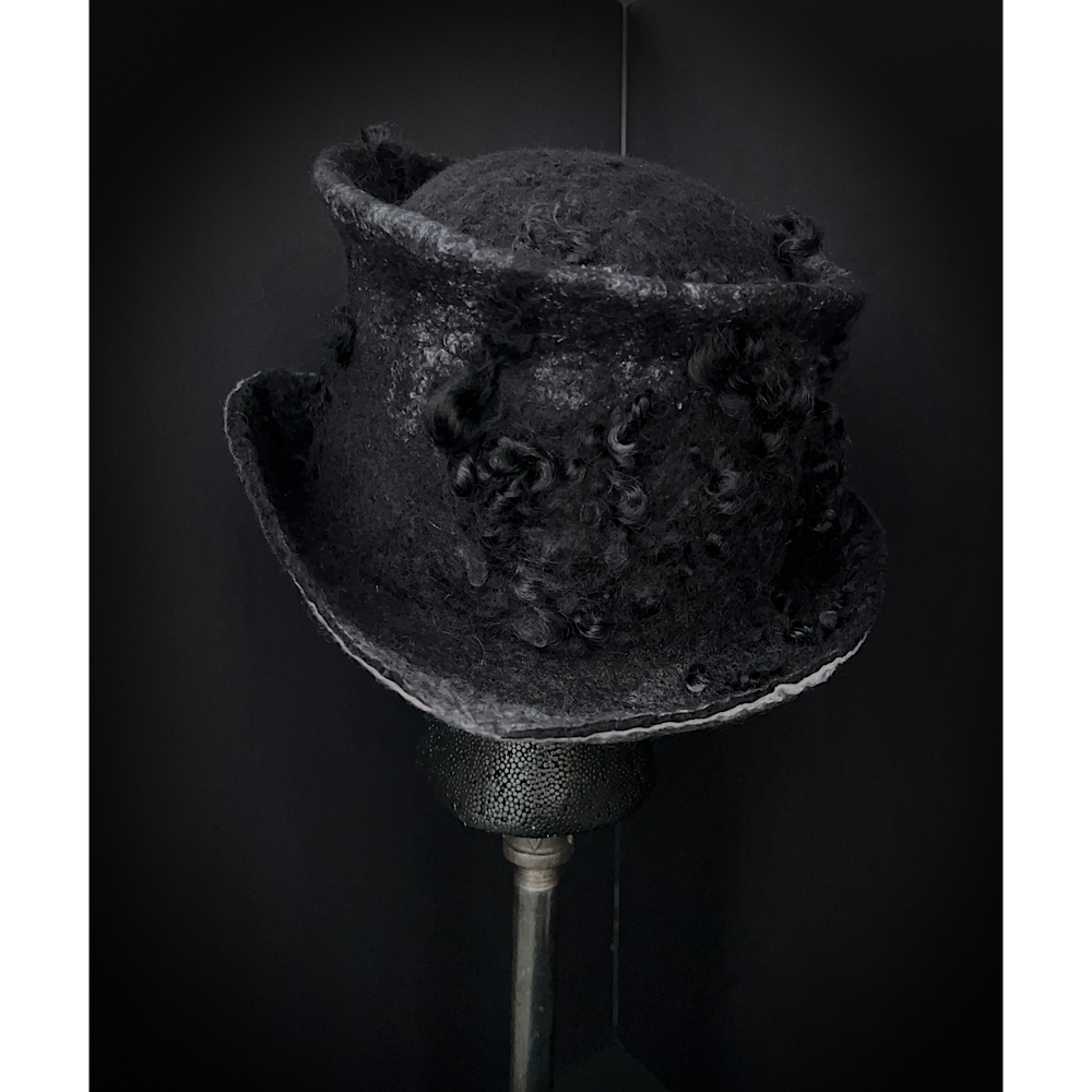 Felted top hat  - 23”