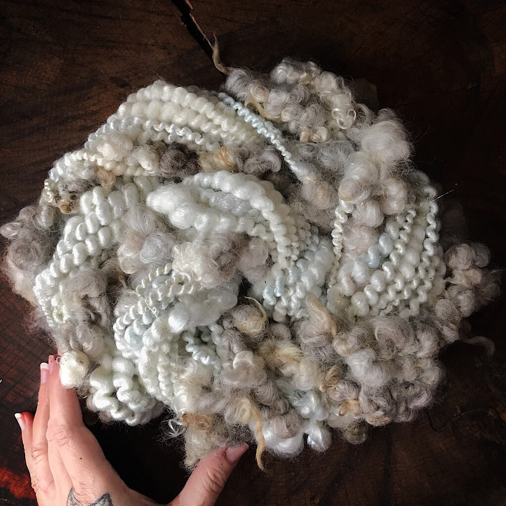 Au naturel silver Art yarn