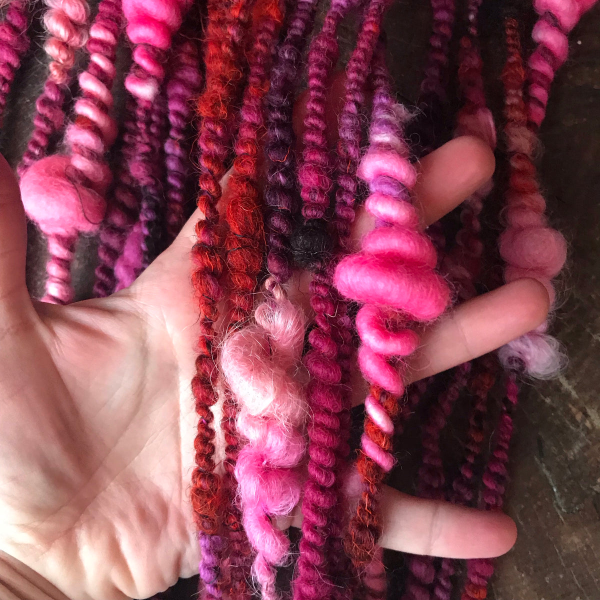 Pink art yarn 90g - Mynoush