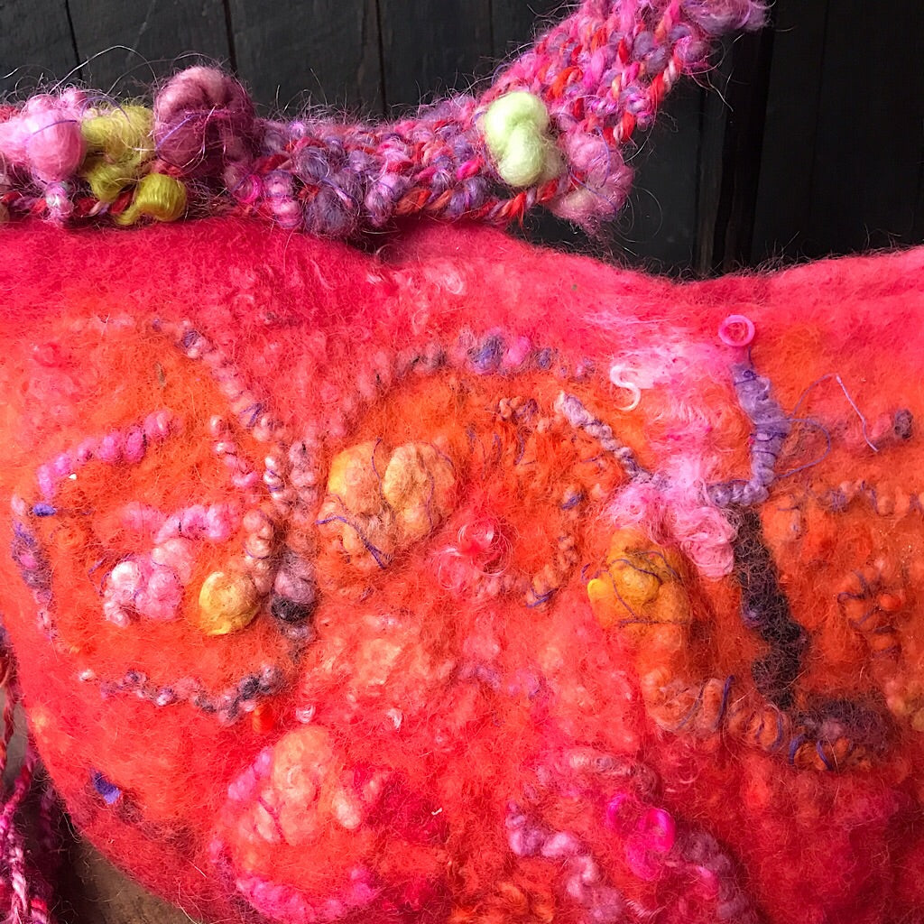 Felted handbag