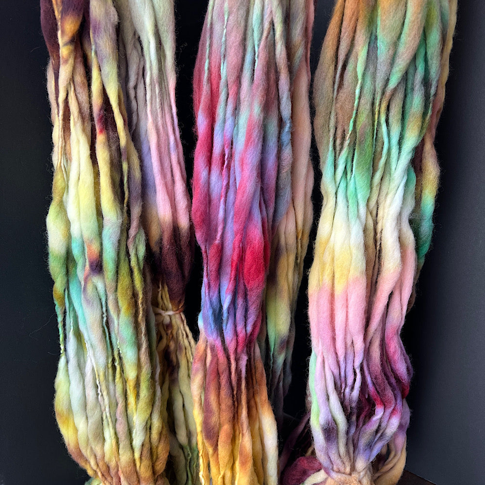 Fluffy yarn set of 3 skeins