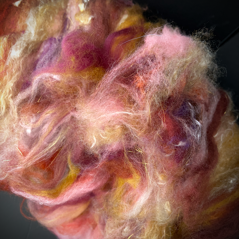 Batt for spinning yarn