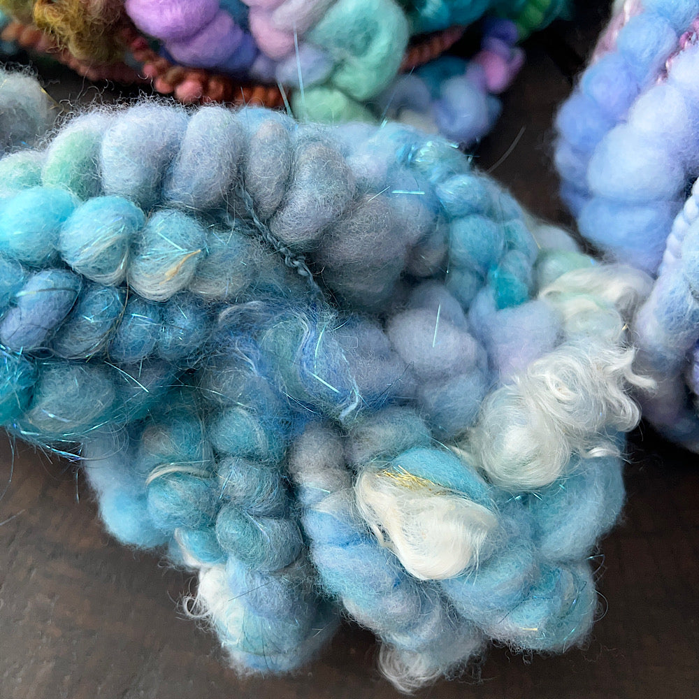 Sweet blues - set of jumbo art yarn