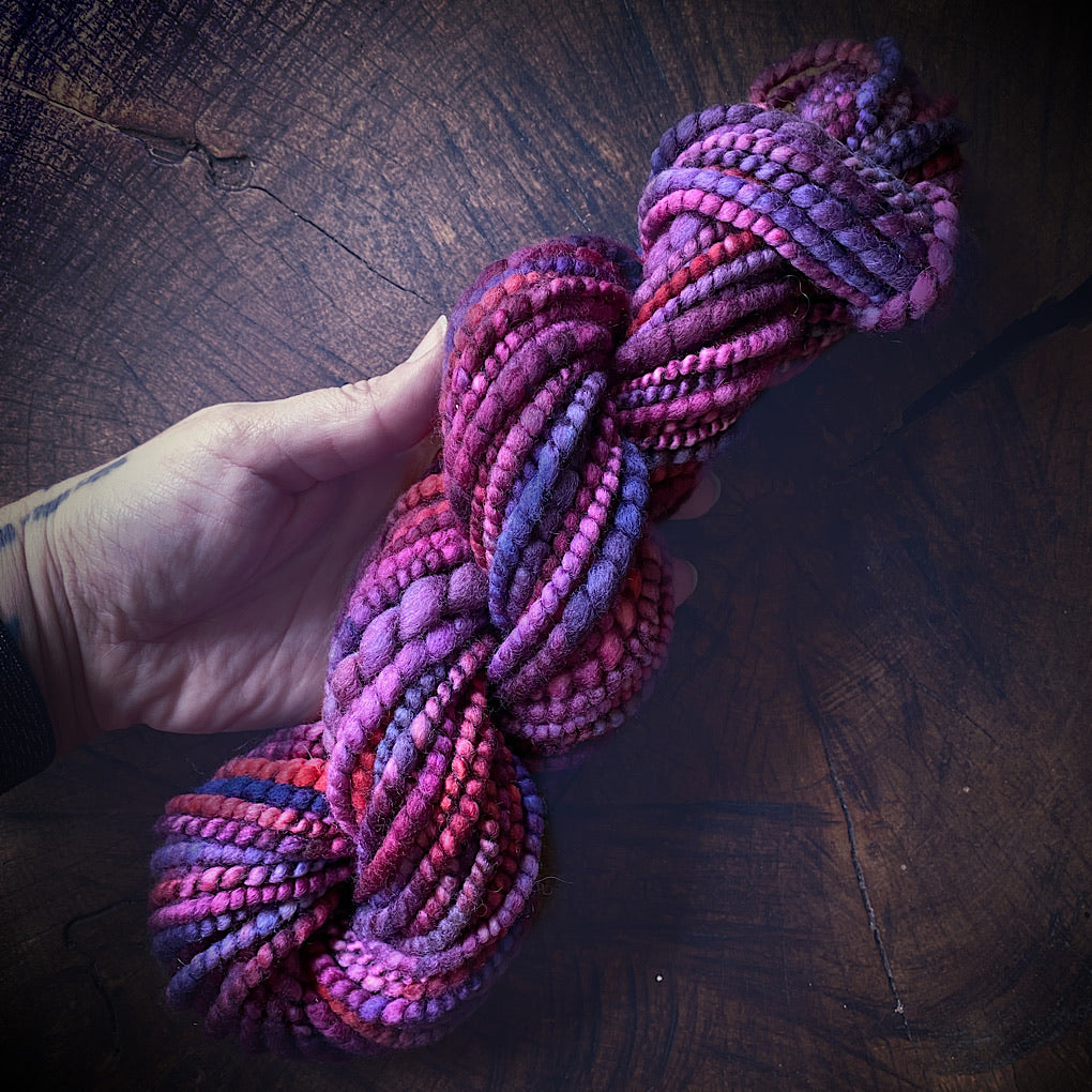 Mosaic Merino spiral yarn