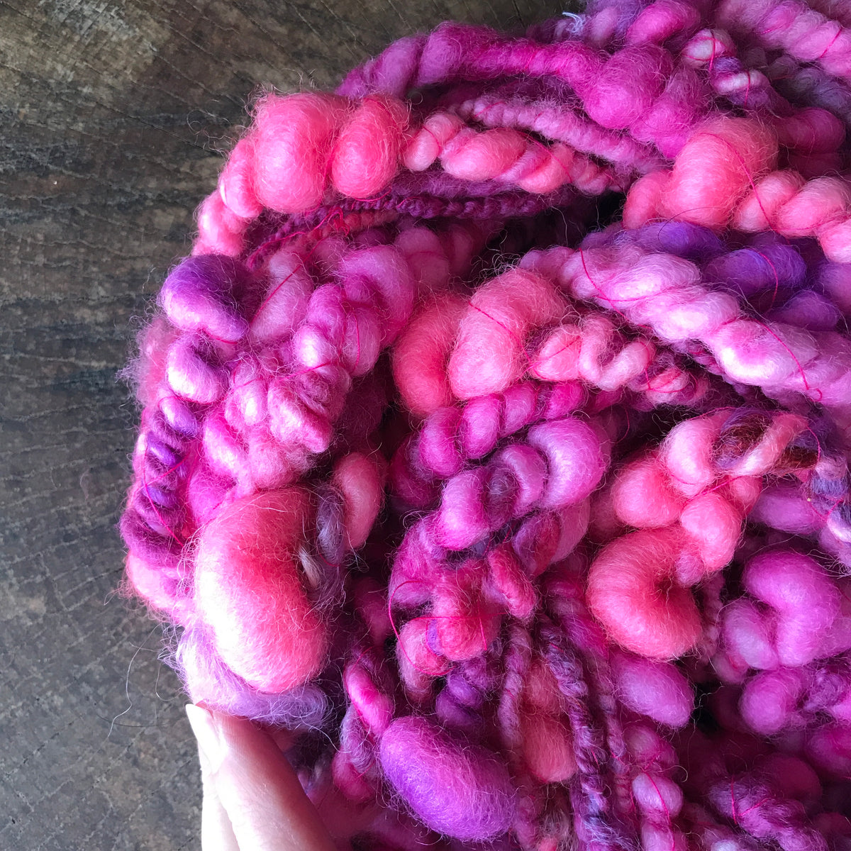 Pink art yarn 100g 16y - Mynoush