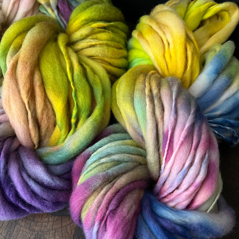 Fluffy yarn set of 3 skeins
