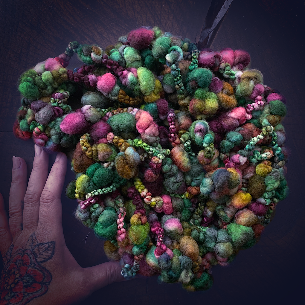 Kiss from a Rose Jumbo boucle Art yarn