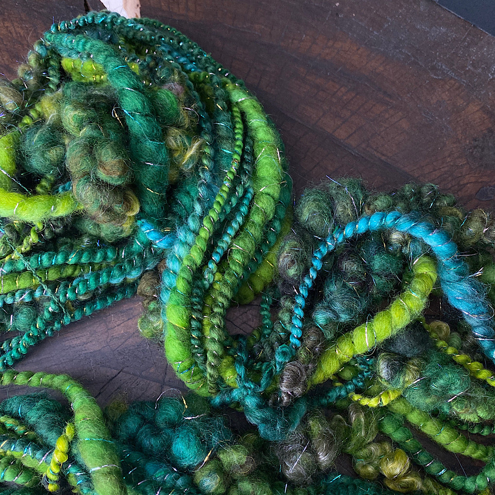 Starry Woodland art yarn