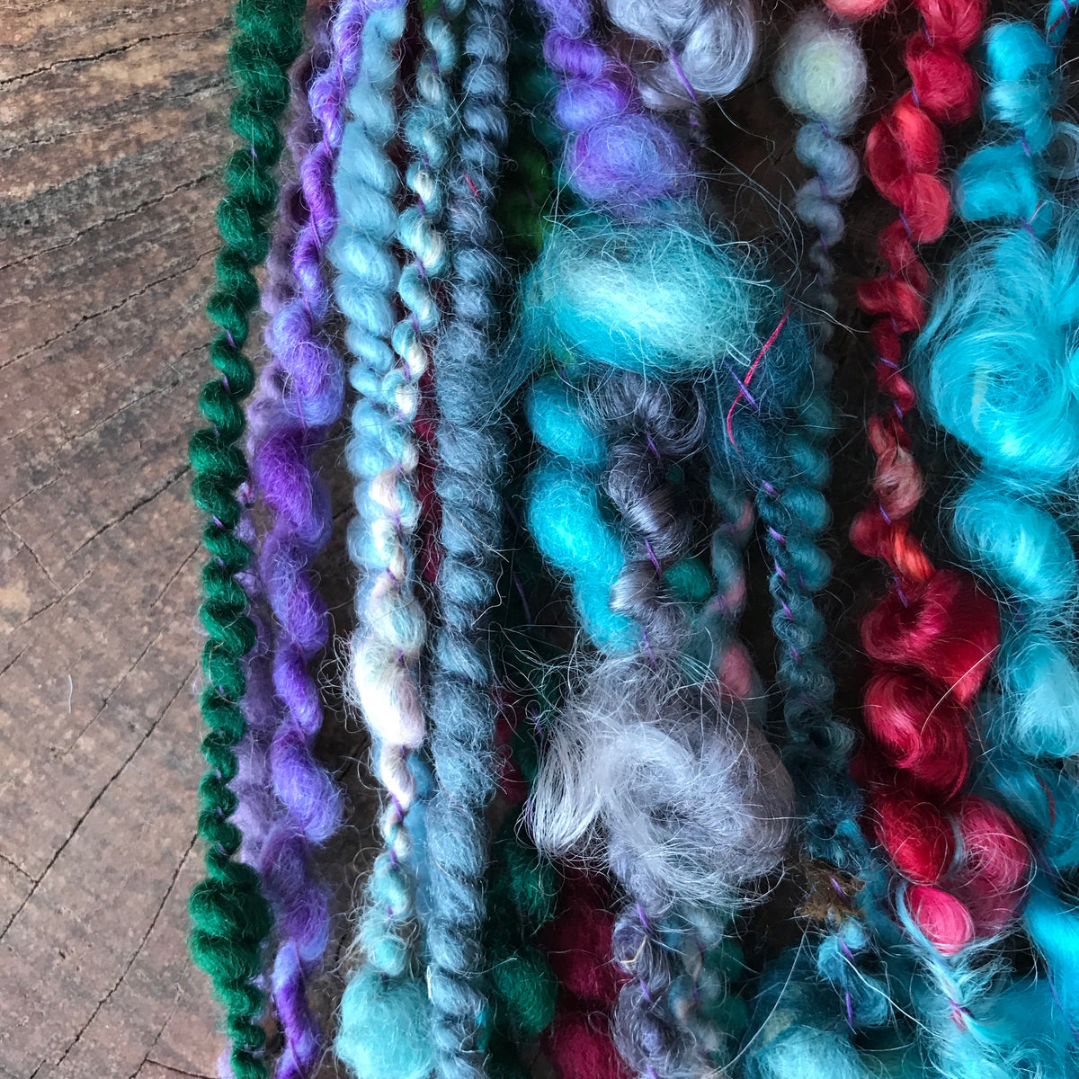 Rainbow lock spun art yarn 100g - Mynoush