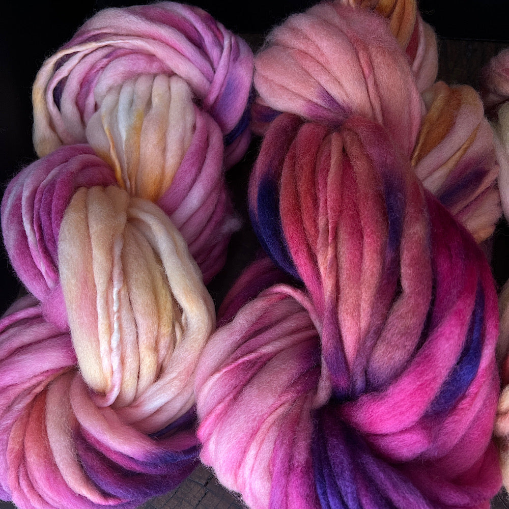 Fluffy yarn set of 3 skeins