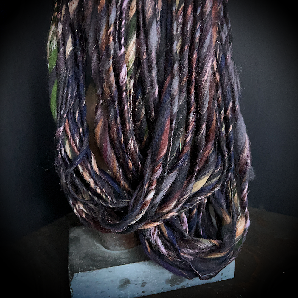 Hand spun single for knitting