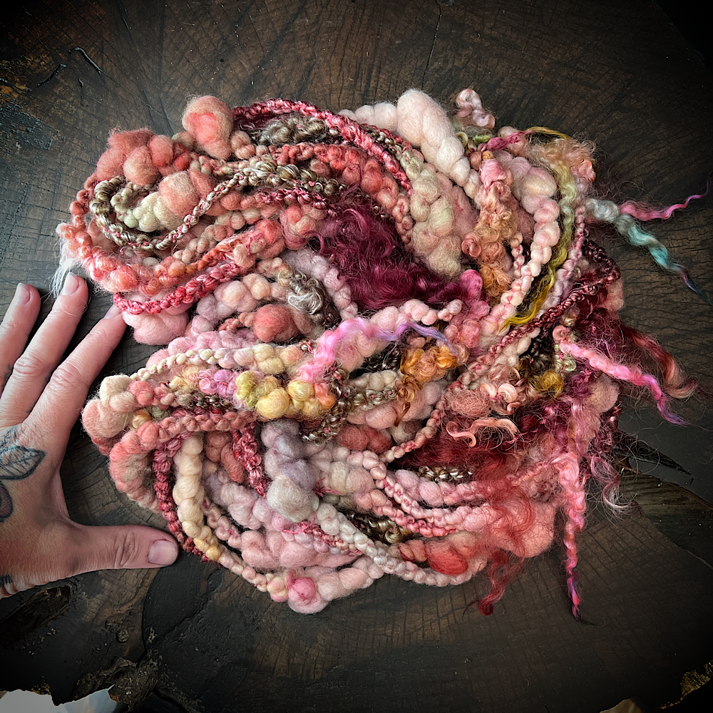 Golden rose - set of jumbo art yarn