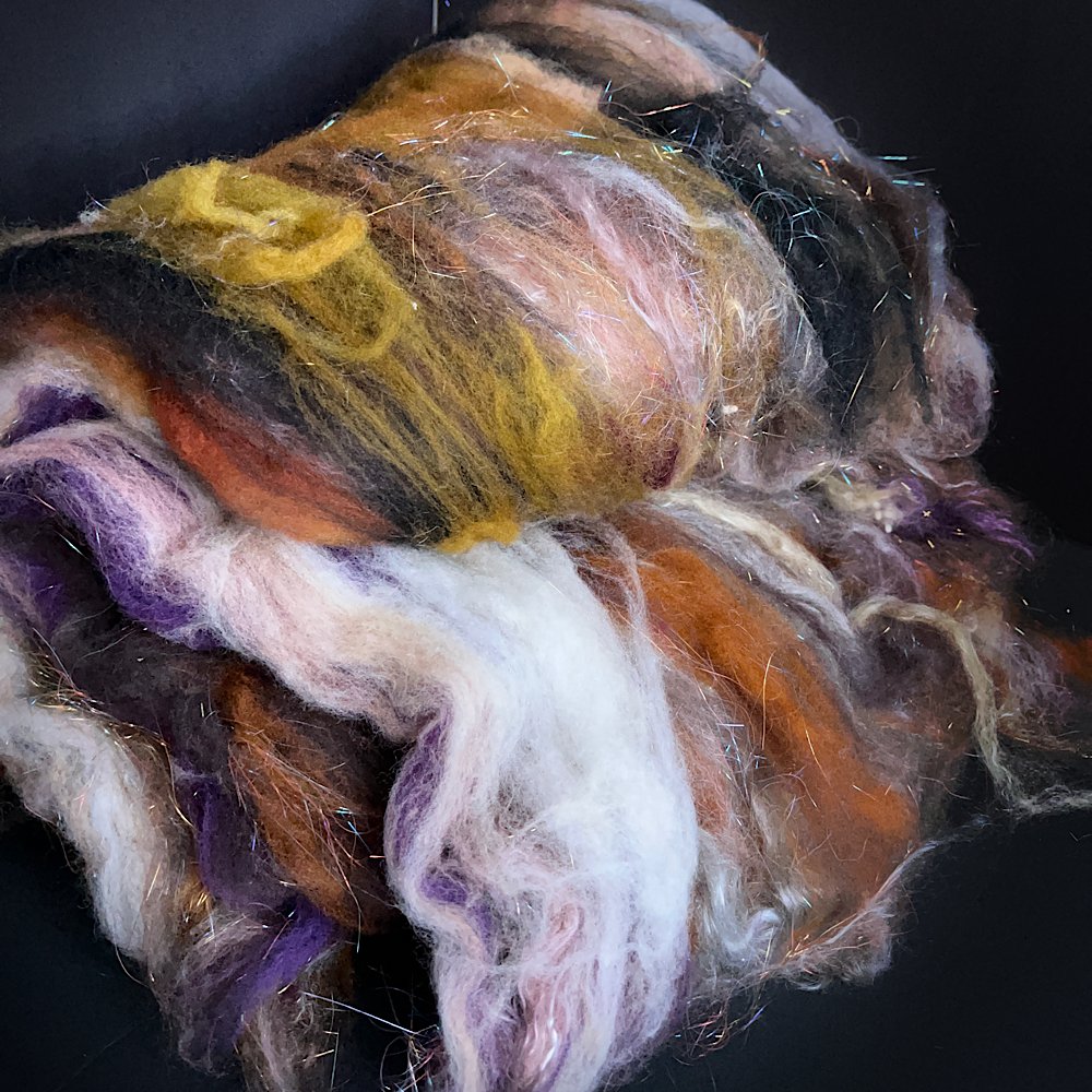 Batt for spinning yarn