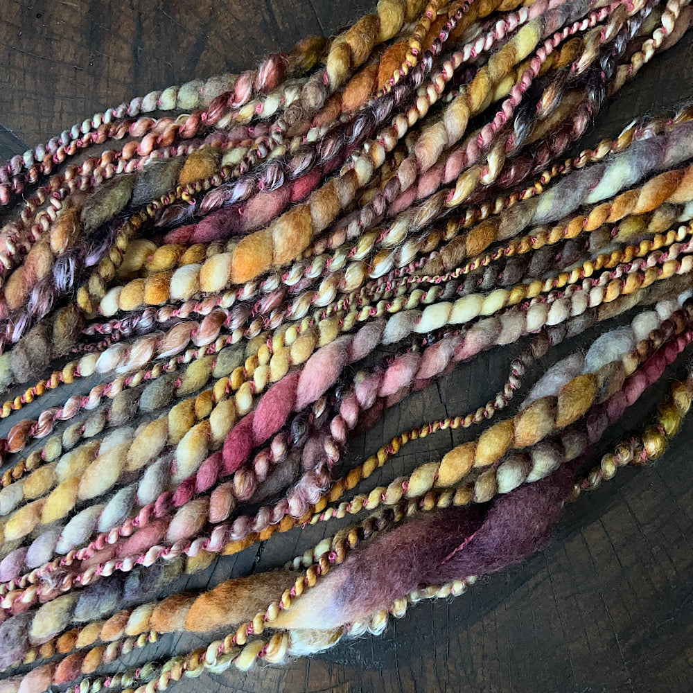 Art yarn set - Golden hour