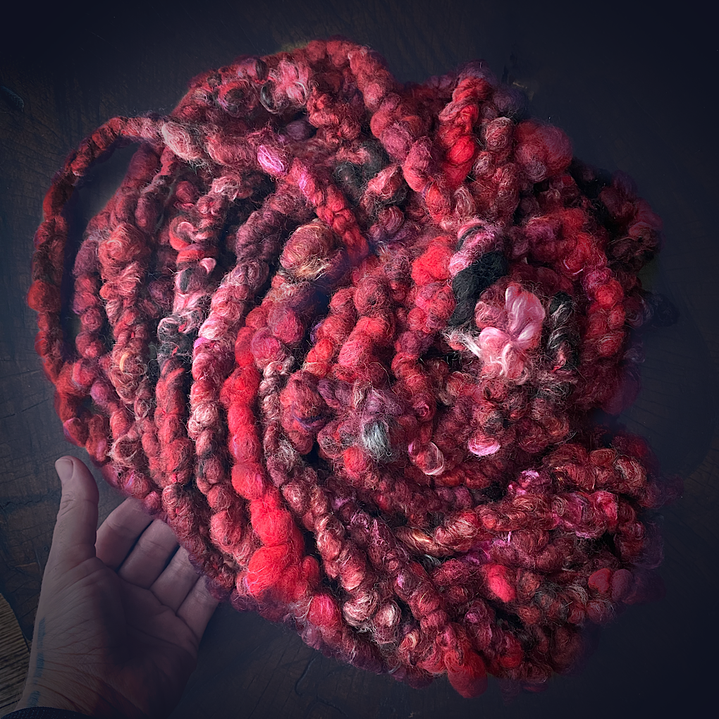 Christmas- Weaving art yarn