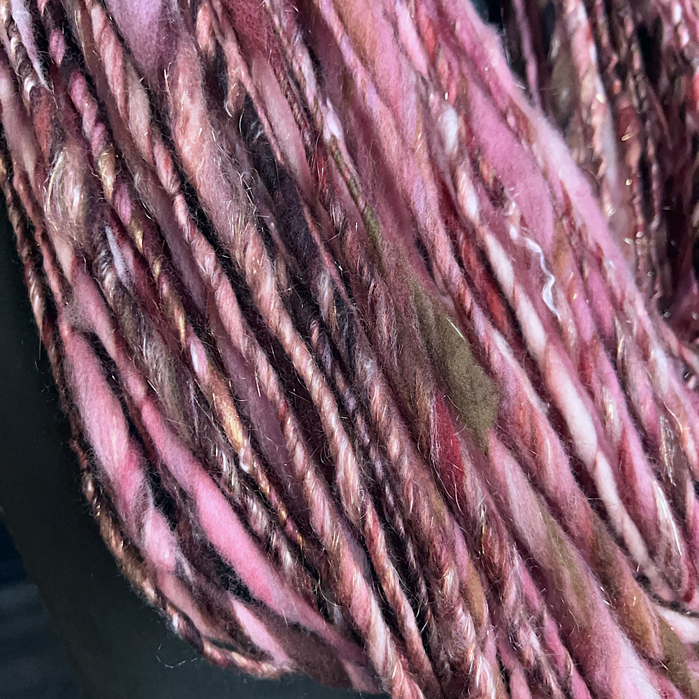 Hand spun yarn single