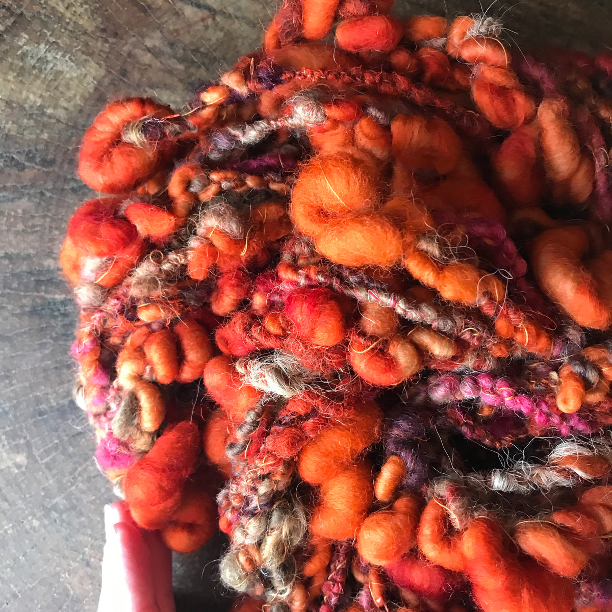 Orange art yarn 100g 11y - Mynoush
