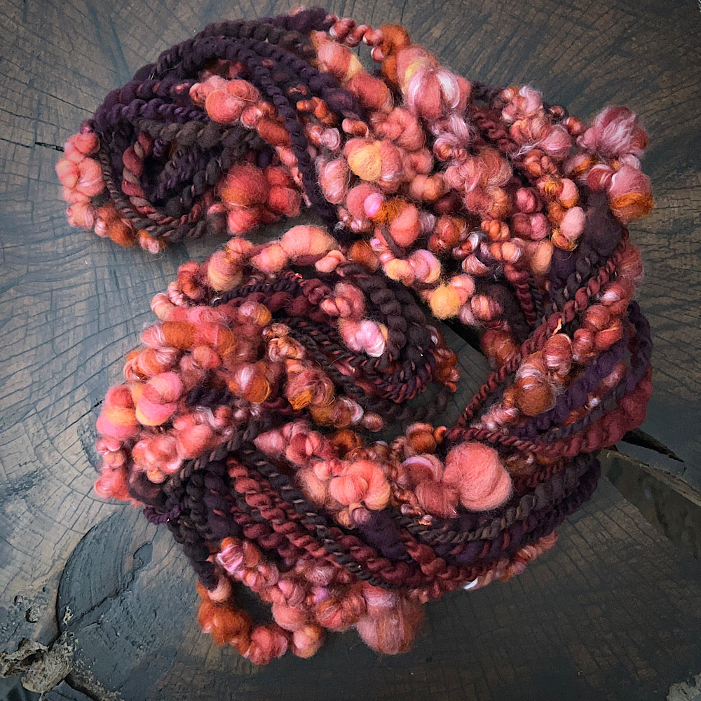 Art yarn for weaving