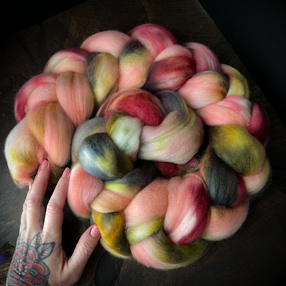 Merino Roving for spinning yarn