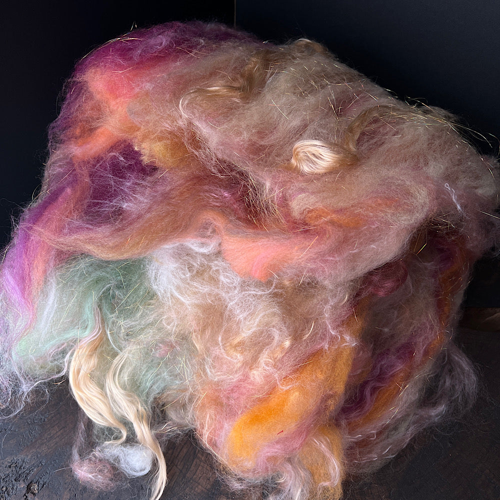 Batt for spinning yarn