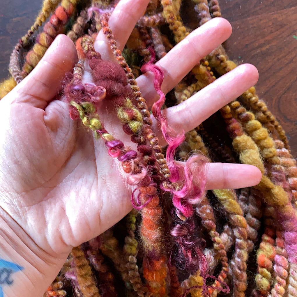 Golden autumn 2 Art yarn