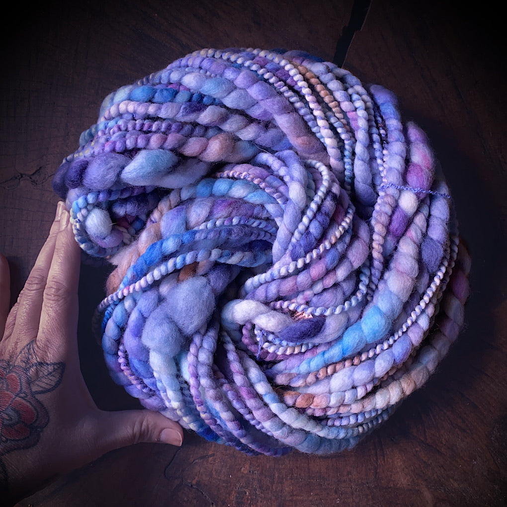 Lake side jumbo spiral merino yarn
