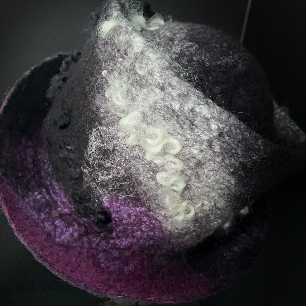 Felted top hat  - 22 3/4”