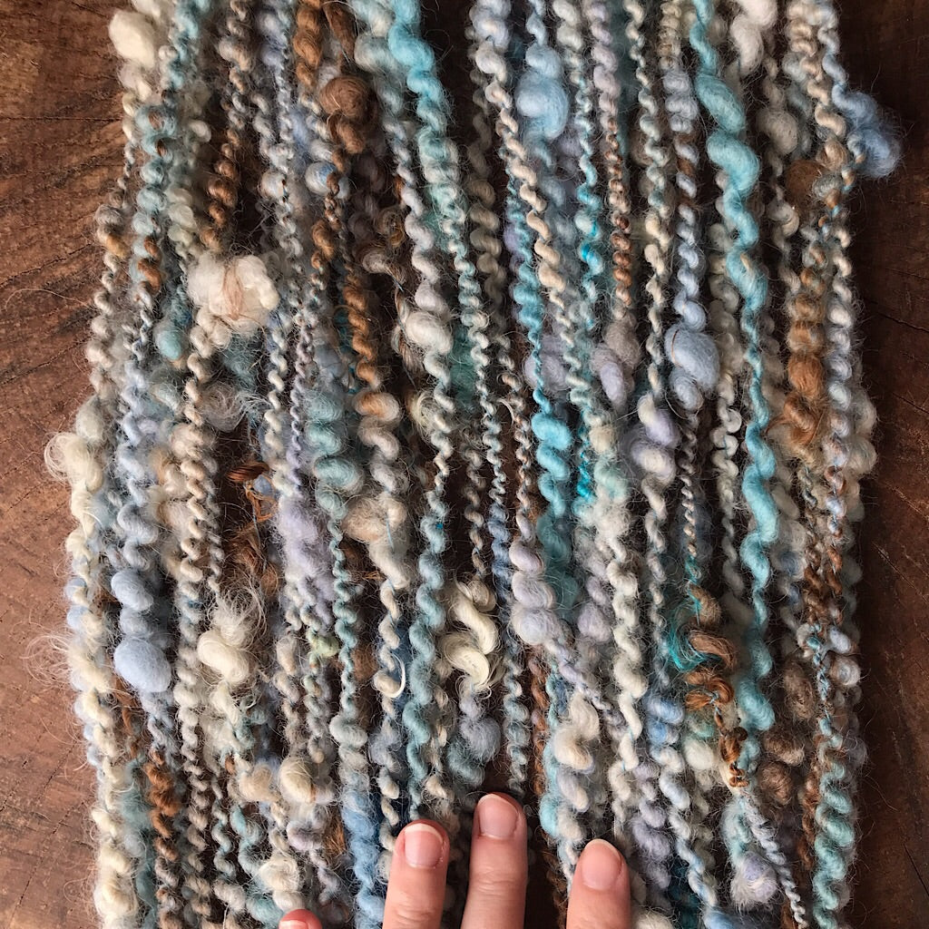 Earth - Blue art yarn