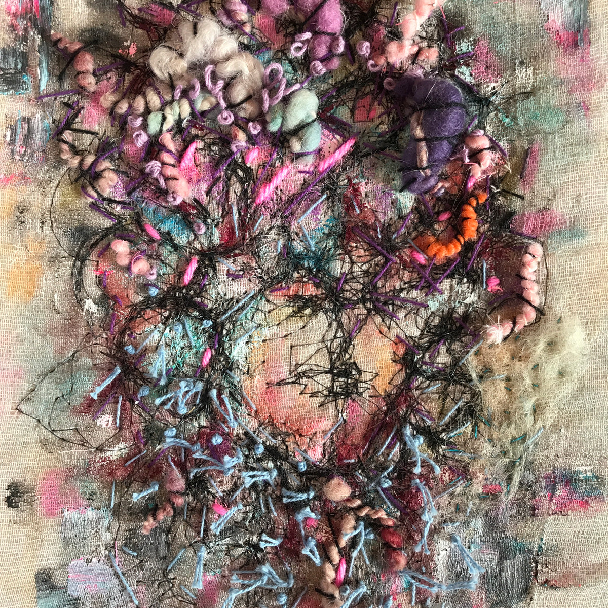 Embroidered portrait #2 - Mynoush