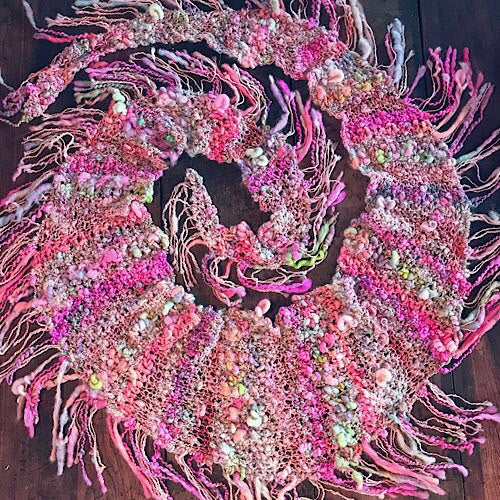 Easy shawl pattern 8 pages with videos