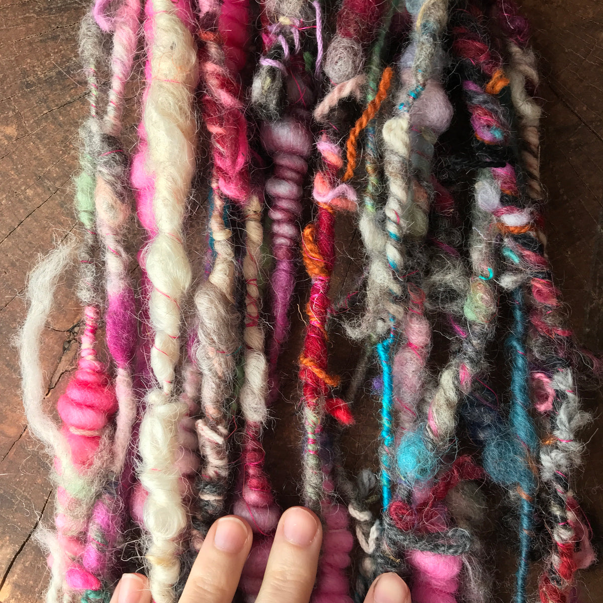 Yarn scraps art yarn 100g - Mynoush