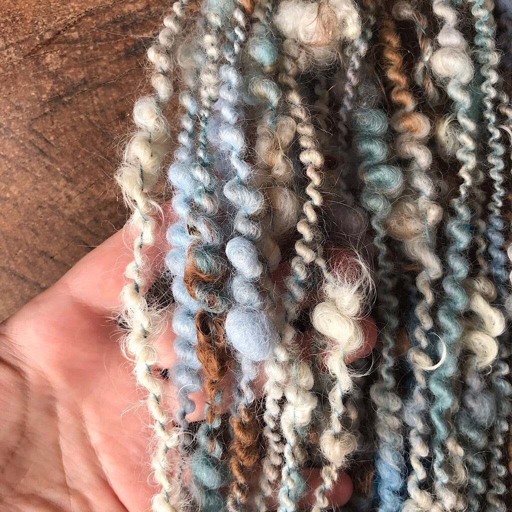 Earth - Blue art yarn