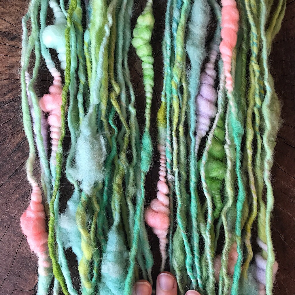 Green pastel art yarn 100g