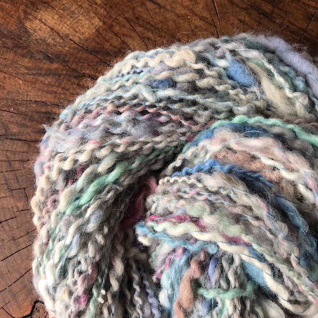 Soft blue - Art yarn
