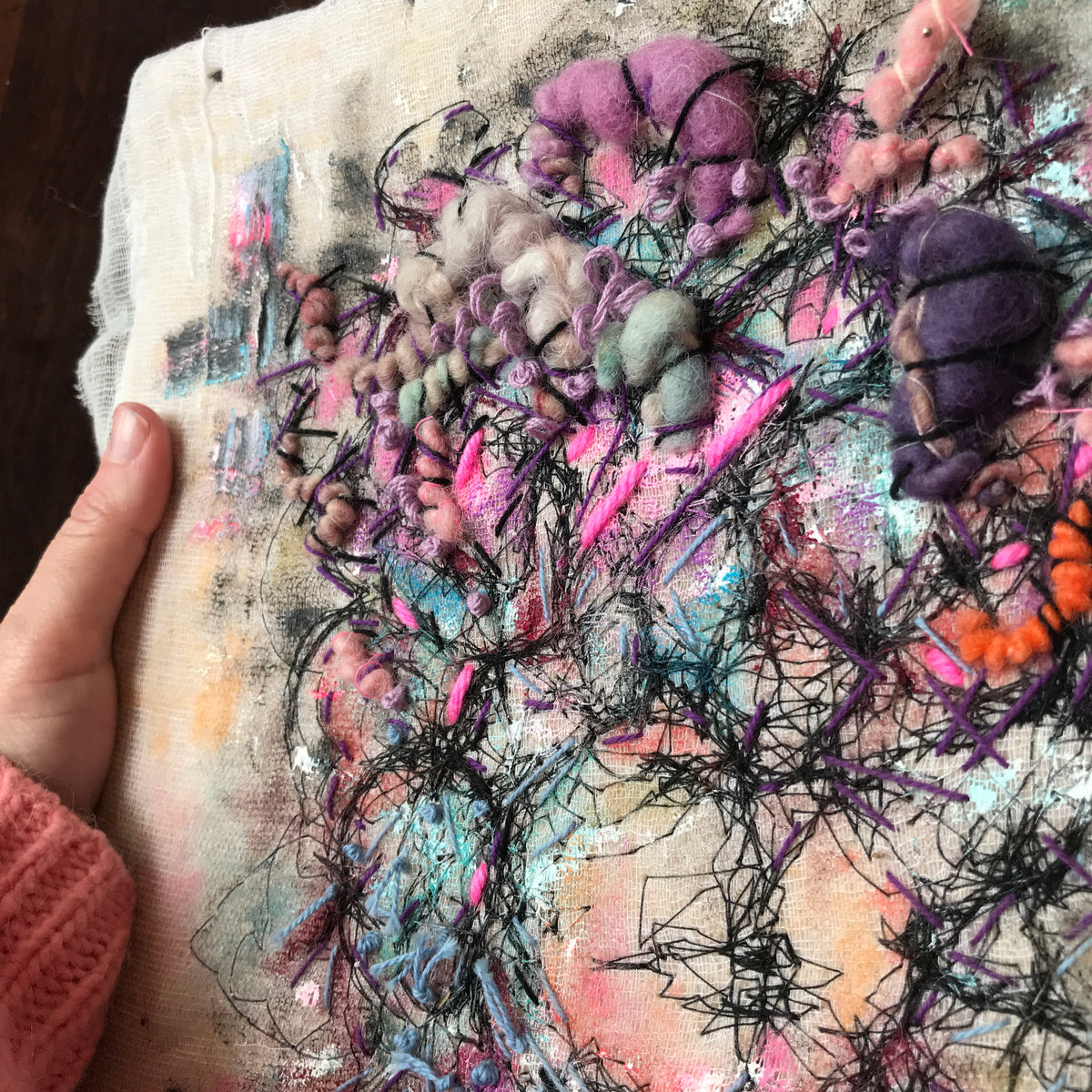 Embroidered portrait #2 - Mynoush