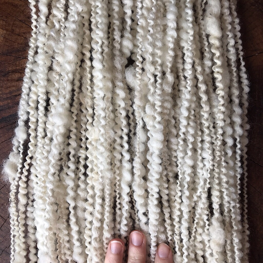 Au naturel hand spun yarn
