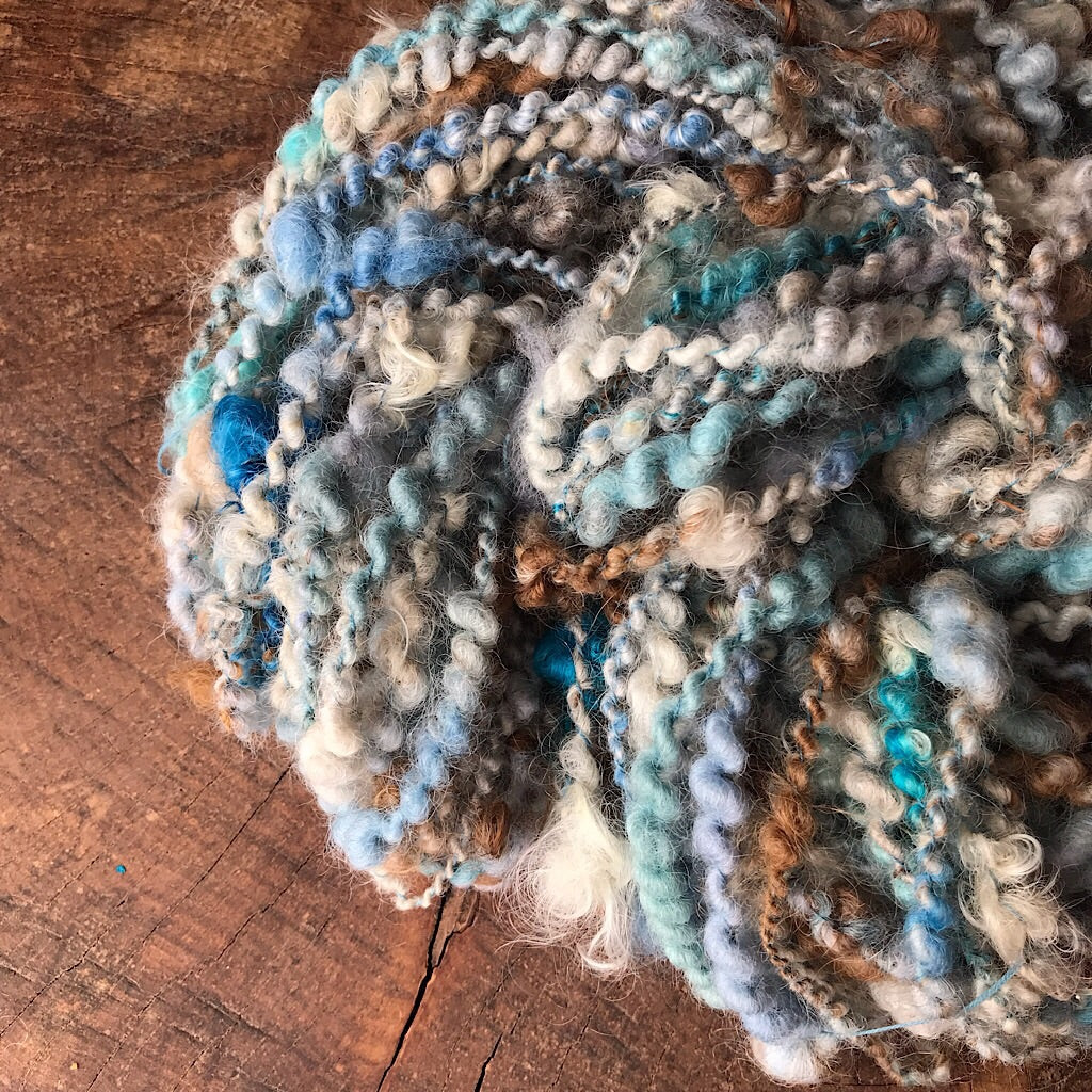 Earth - Blue art yarn